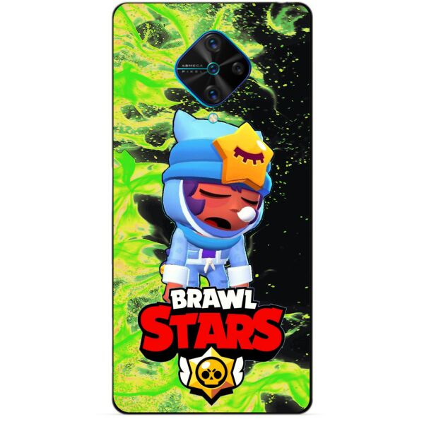 

Силиконовый чехол бампер Candy для Vivo V17 с Героем Brawl Stars Сонный Сэнди