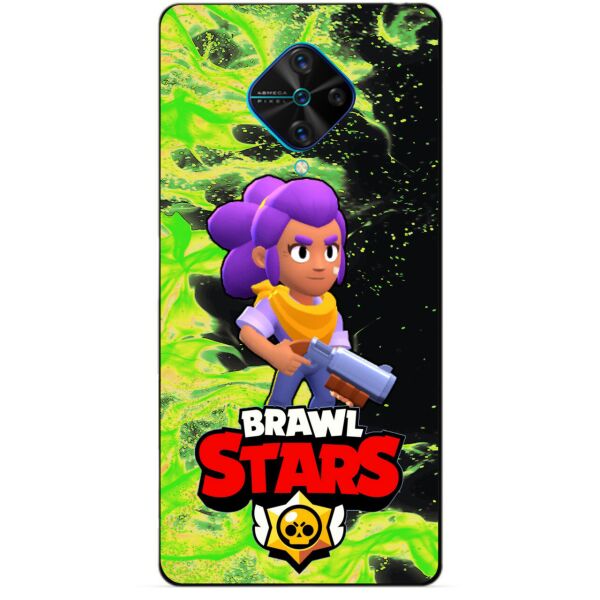 

Силиконовый чехол бампер Candy для Vivo V17 с Героем Brawl Stars Шелли