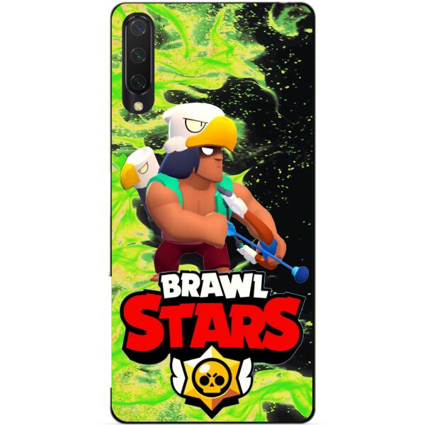 

Силиконовый чехол бампер Candy для Xiaomi Mi 9 Lite с Героем Brawl Stars Бо