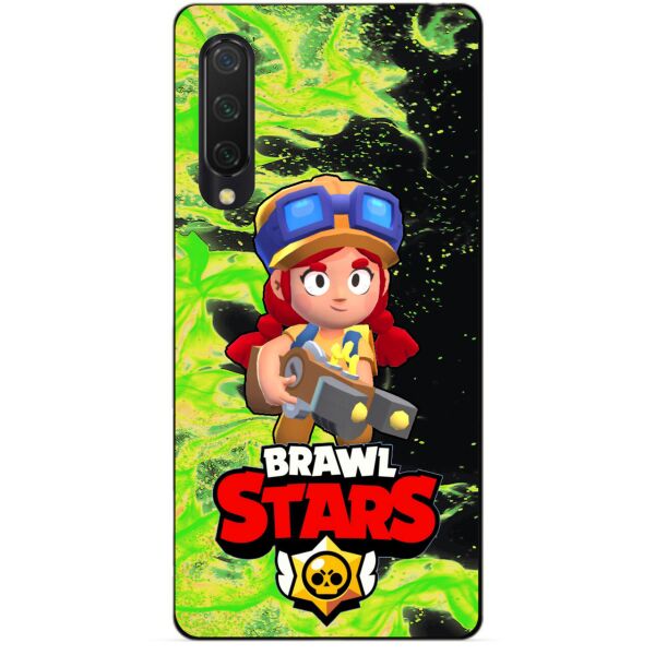 

Силиконовый чехол бампер Candy для Xiaomi Mi 9 Lite с Героем Brawl Stars Джесси