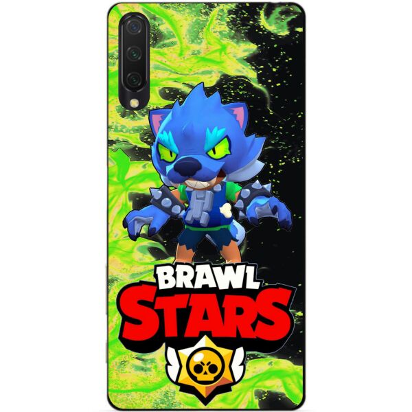 

Силиконовый чехол бампер Candy для Xiaomi Mi 9 Lite с Героем Brawl Stars Леон оборотень