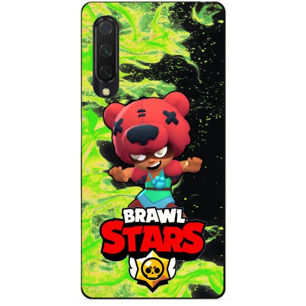 

Силиконовый чехол бампер Candy для Xiaomi Mi 9 Lite с Героем Brawl Stars Нита