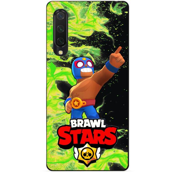 

Силиконовый чехол бампер Candy для Xiaomi Mi 9 Lite с Героем Brawl Stars Эль Примо