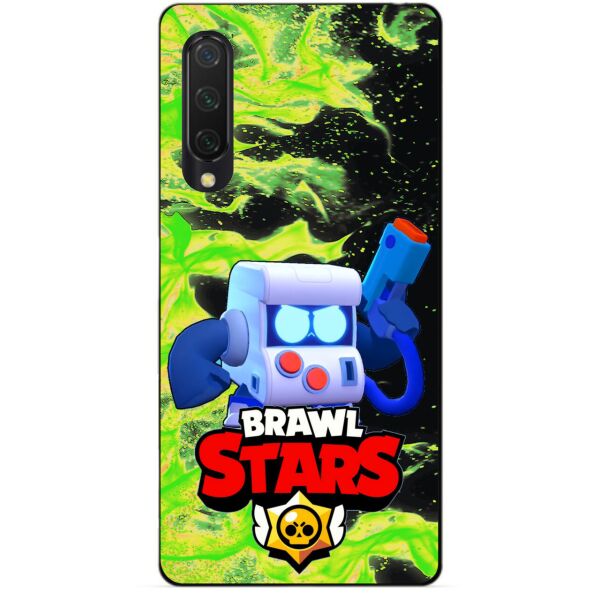 

Силиконовый чехол бампер Candy для Xiaomi Mi 9 SE с Героем Brawl Stars 8-Бит
