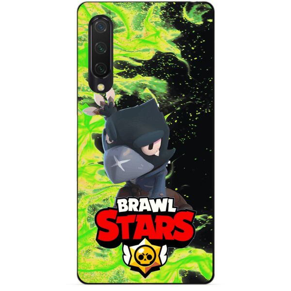 

Силиконовый чехол бампер Candy для Xiaomi Mi 9 SE с Героем Brawl Stars Ворон