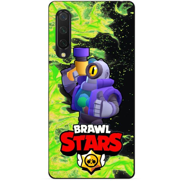 

Силиконовый чехол бампер Candy для Xiaomi Mi 9 SE с Героем Brawl Stars Рико