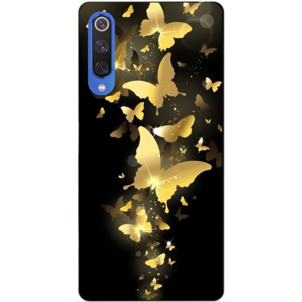 

Силиконовый чехол бампер Candy для Xiaomi Mi 9 SE с рисунком Золотые Бабочки