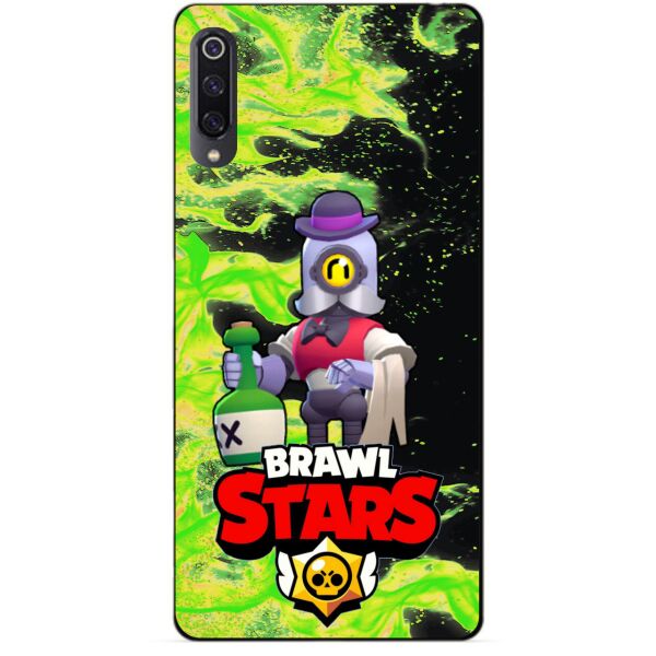 

Силиконовый чехол бампер Candy для Xiaomi Mi 9 с Героем Brawl Stars Барли