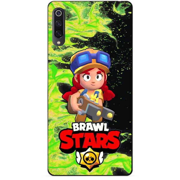

Силиконовый чехол бампер Candy для Xiaomi Mi 9 с Героем Brawl Stars Джесси