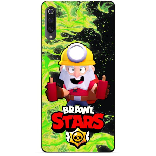 

Силиконовый чехол бампер Candy для Xiaomi Mi 9 с Героем Brawl Stars Динамайк