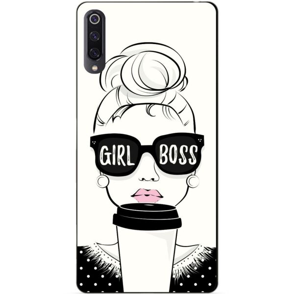 

Силиконовый чехол бампер Candy для Xiaomi Mi 9 с рисунком Girl Boss
