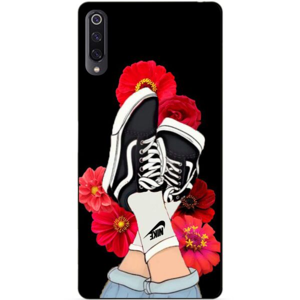 

Силиконовый чехол бампер Candy для Xiaomi Mi 9 с рисунком Кеды