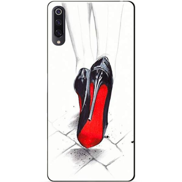 

Силиконовый чехол бампер Candy для Xiaomi Mi 9 с рисунком Лабутены