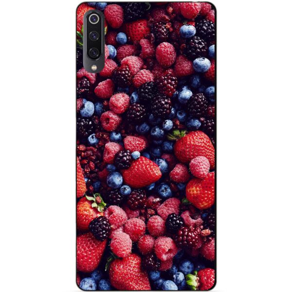 

Силиконовый чехол бампер Candy для Xiaomi Mi 9 с рисунком Ягоды