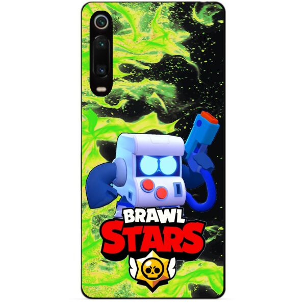 

Силиконовый чехол бампер Candy для Xiaomi Mi 9t / K20 с Героем Brawl Stars 8-Бит