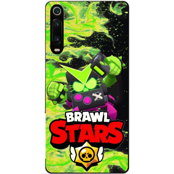 

Силиконовый чехол бампер Candy для Xiaomi Mi 9t / K20 с Героем Brawl Stars Вирус Бит