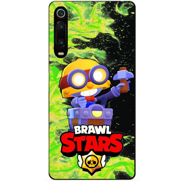 

Силиконовый чехол бампер Candy для Xiaomi Mi 9t / K20 с Героем Brawl Stars Карл