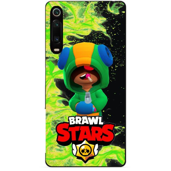 

Силиконовый чехол бампер Candy для Xiaomi Mi 9t / K20 с Героем Brawl Stars Леон