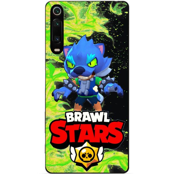 

Силиконовый чехол бампер Candy для Xiaomi Mi 9t / K20 с Героем Brawl Stars Леон Оборотень