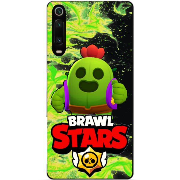

Силиконовый чехол бампер Candy для Xiaomi Mi 9t / K20 с Героем Brawl Stars Спайк