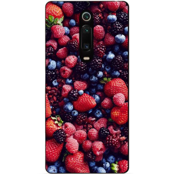 

Силиконовый чехол бампер Candy для Xiaomi Mi 9t/K20/Mi 9t Pro/K20 Pro с рисунком Ягоды