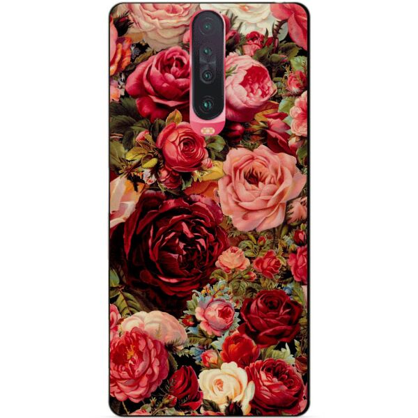 

Силиконовый чехол бампер Candy для Xiaomi Pocophone X2 с рисунком Красные розы
