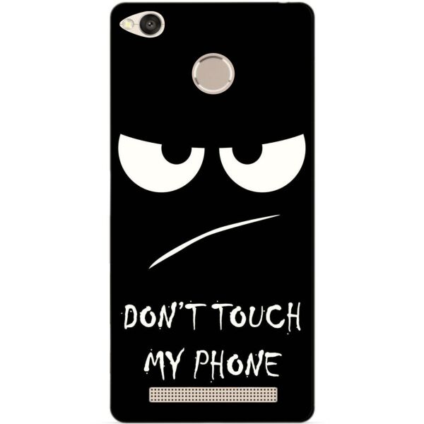 

Силиконовый чехол бампер Candy для Xiaomi Redmi 3s 3 Pro с рисунком Dont Touch