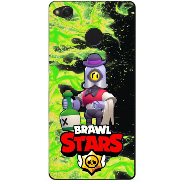 

Силиконовый чехол бампер Candy для Xiaomi Redmi 4x с Героем Brawl Stars Барли