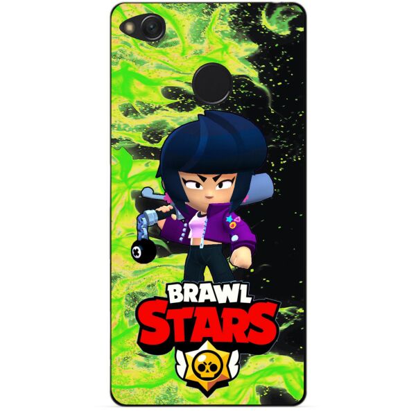 

Силиконовый чехол бампер Candy для Xiaomi Redmi 4x с Героем Brawl Stars Биби