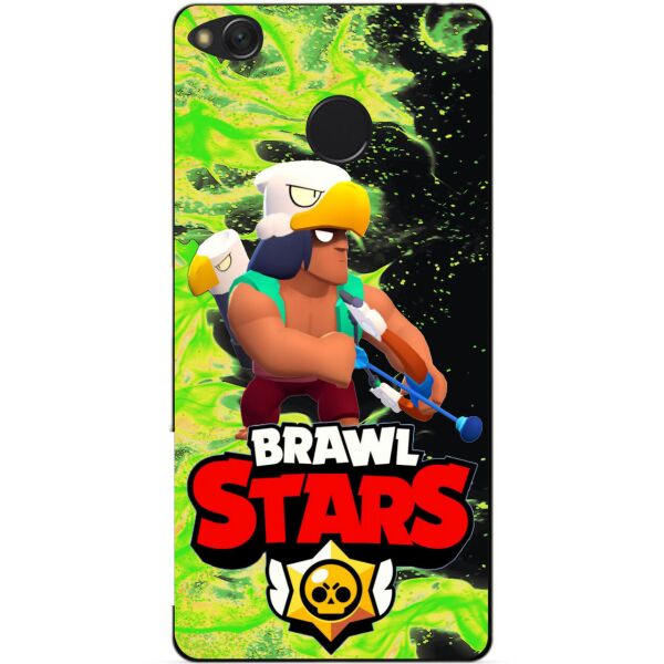 

Силиконовый чехол бампер Candy для Xiaomi Redmi 4x с Героем Brawl Stars Бо