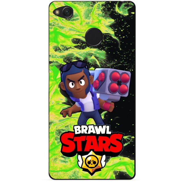 

Силиконовый чехол бампер Candy для Xiaomi Redmi 4x с Героем Brawl Stars Брок