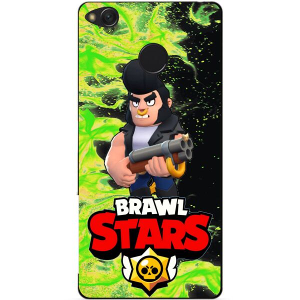 

Силиконовый чехол бампер Candy для Xiaomi Redmi 4x с Героем Brawl Stars Булл