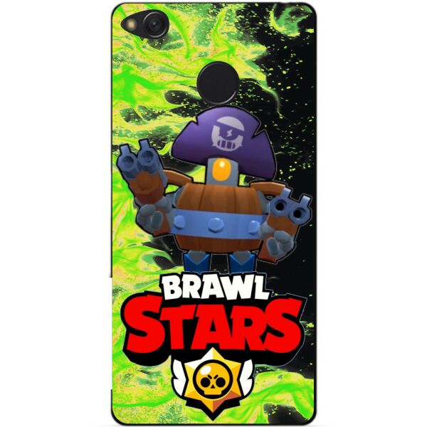 

Силиконовый чехол бампер Candy для Xiaomi Redmi 4x с Героем Brawl Stars Деррил