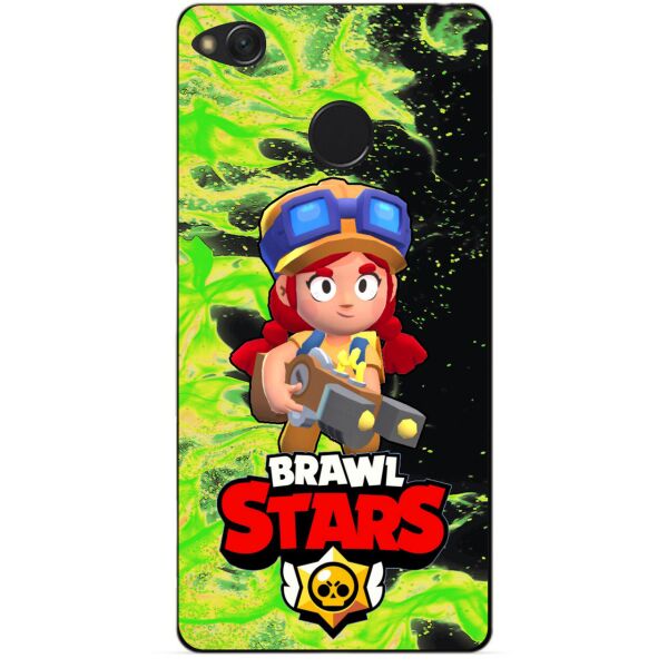 

Силиконовый чехол бампер Candy для Xiaomi Redmi 4x с Героем Brawl Stars Джесси