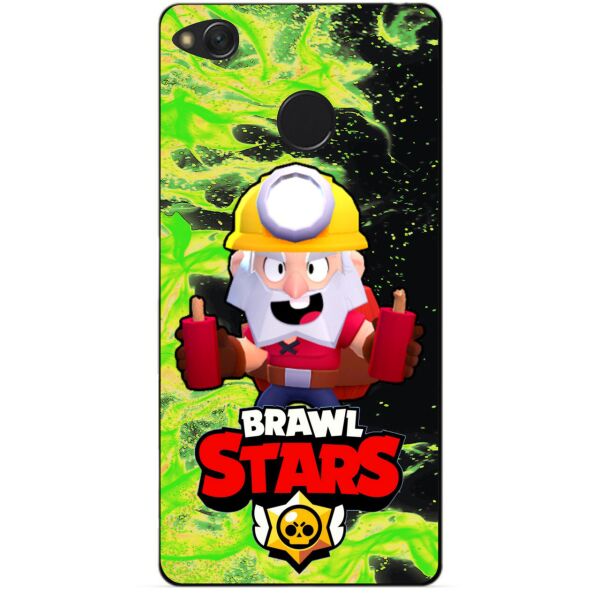 

Силиконовый чехол бампер Candy для Xiaomi Redmi 4x с Героем Brawl Stars Динамайк