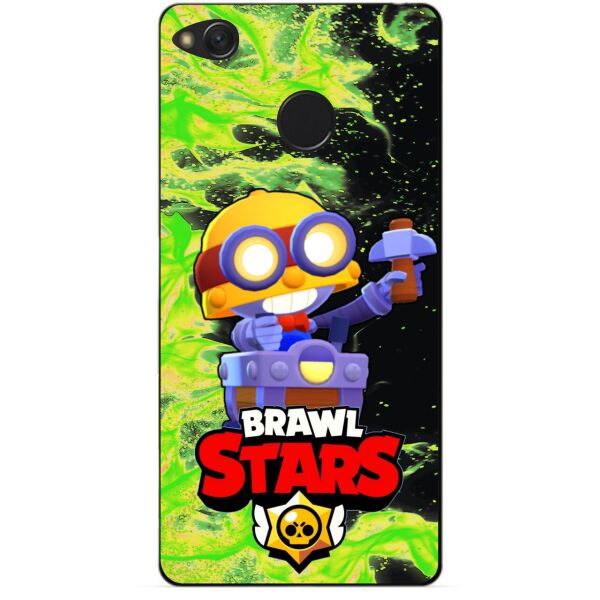 

Силиконовый чехол бампер Candy для Xiaomi Redmi 4x с Героем Brawl Stars Карл