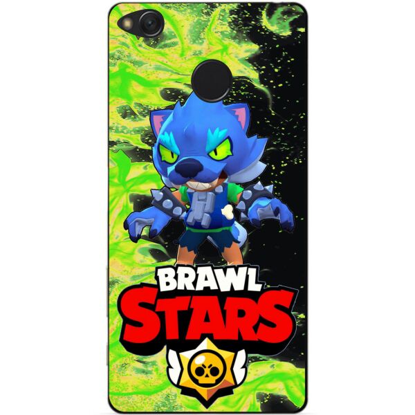 

Силиконовый чехол бампер Candy для Xiaomi Redmi 4x с Героем Brawl Stars Леон оборотень