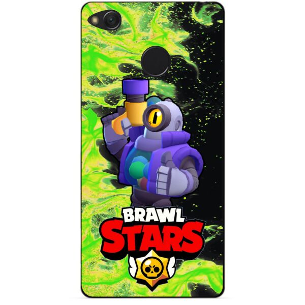 

Силиконовый чехол бампер Candy для Xiaomi Redmi 4x с Героем Brawl Stars Рико