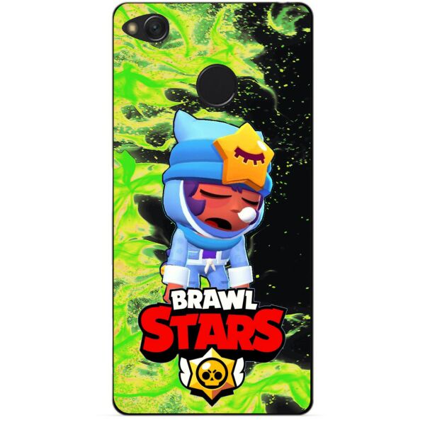 

Силиконовый чехол бампер Candy для Xiaomi Redmi 4x с Героем Brawl Stars Сонный Сэнди