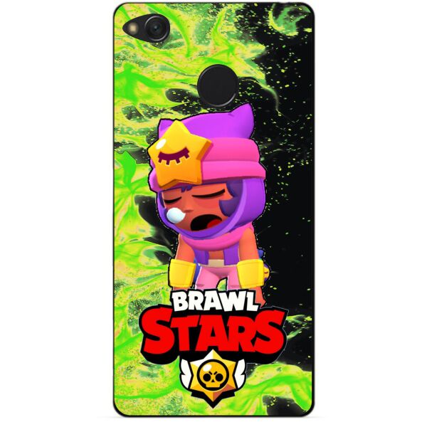 

Силиконовый чехол бампер Candy для Xiaomi Redmi 4x с Героем Brawl Stars Сэнди