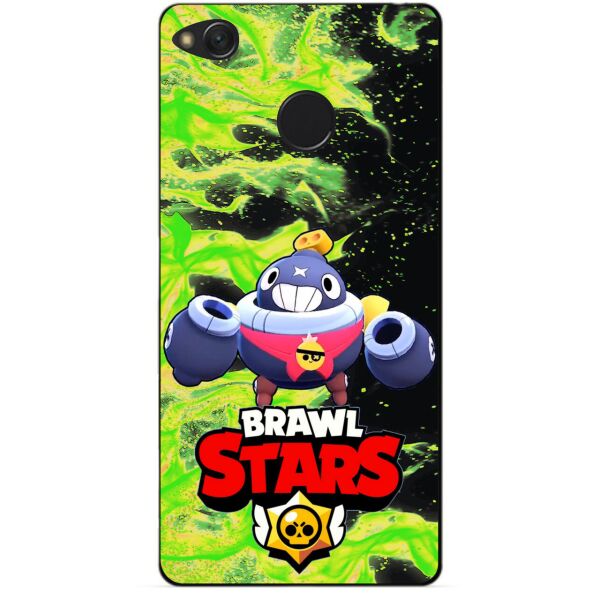 

Силиконовый чехол бампер Candy для Xiaomi Redmi 4x с Героем Brawl Stars Тик