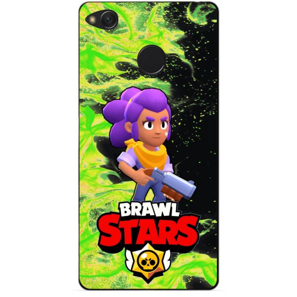 

Силиконовый чехол бампер Candy для Xiaomi Redmi 4x с Героем Brawl Stars Шелли