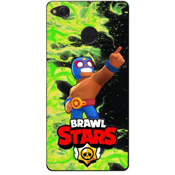 

Силиконовый чехол бампер Candy для Xiaomi Redmi 4x с Героем Brawl Stars Эль Примо