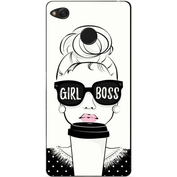 

Силиконовый чехол бампер Candy для Xiaomi Redmi 4x с рисунком Girl Boss