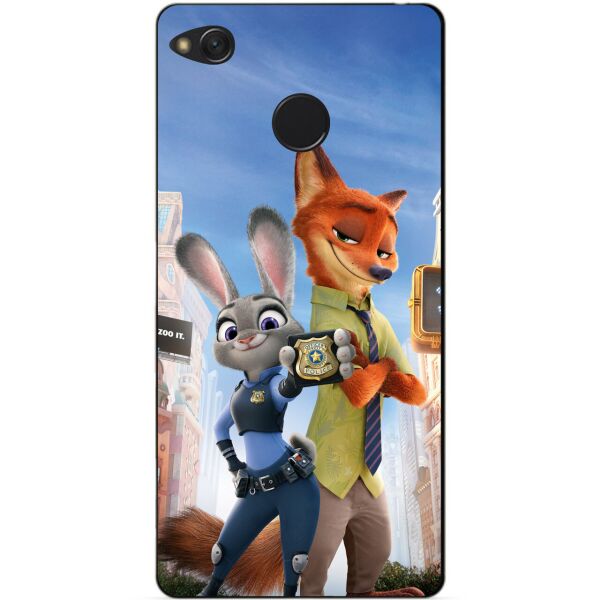 

Силиконовый чехол бампер Candy для Xiaomi Redmi 4x с рисунком Зверополис