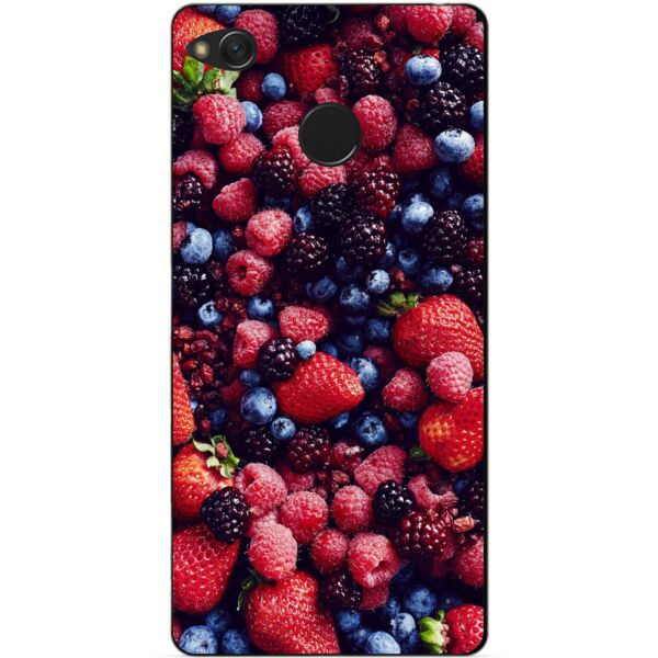 

Силиконовый чехол бампер Candy для Xiaomi Redmi 4x с рисунком Ягоды