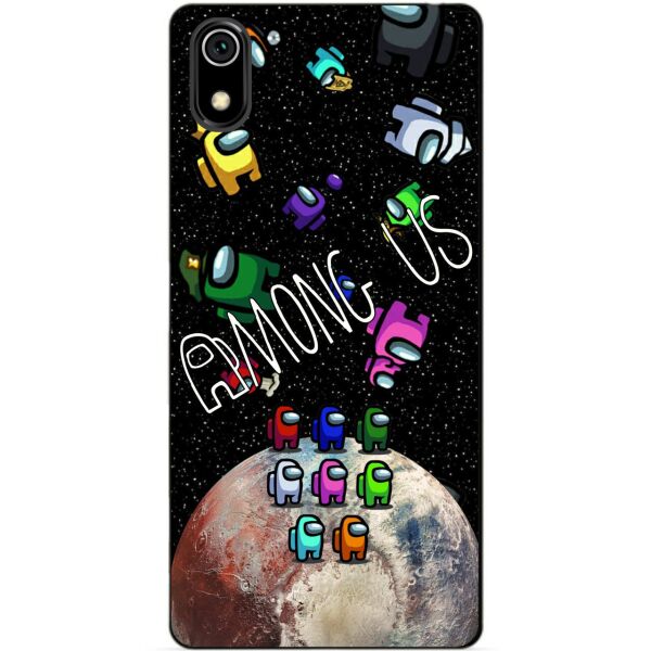 

Силиконовый чехол бампер Candy для Xiaomi Redmi 7a с рисунком Амонг Ас
