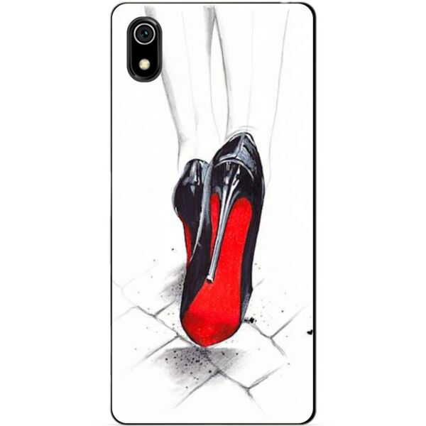

Силиконовый чехол бампер Candy для Xiaomi Redmi 7a с рисунком Лабутены