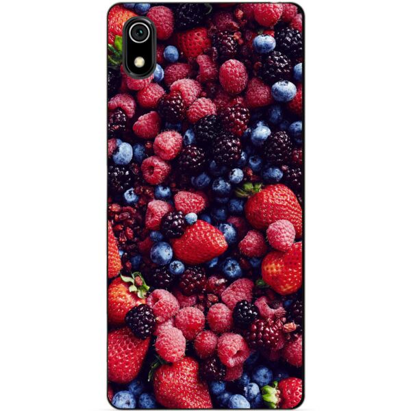 

Силиконовый чехол бампер Candy для Xiaomi Redmi 7a с рисунком Ягоды