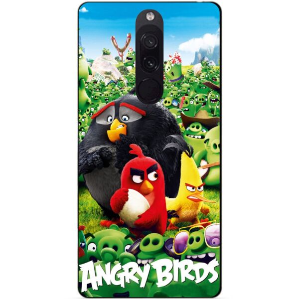 

Силиконовый чехол бампер Candy для Xiaomi Redmi 8 с рисунком Angry Birds Свиньи